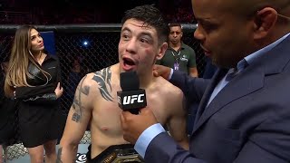 Brandon Moreno Octagon Interview  UFC 283 [upl. by Alderson275]