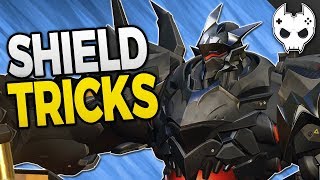 Overwatch  NEW REINHARDT SHIELD TRICKS [upl. by Bianchi]