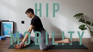 12 Minute Hip Mobility Routine FOLLOW ALONG [upl. by Roskes]