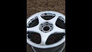 Aluminum Wheel Refinishing and Clear Coating [upl. by Vaish]