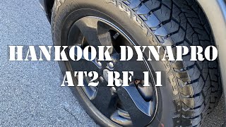 Hankook Dynapro AT2 RF11  an average guys review [upl. by Lichtenfeld61]