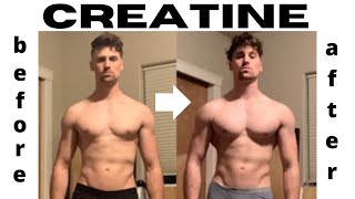 Creatine Before And After  30 Day Creatine Transformation  Creatine Monohydrate Review [upl. by Valery]