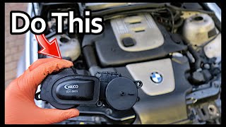 BMW M47  M57 Crankcase Breather Replacement [upl. by Eidahs]