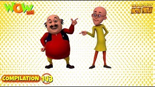 Motu Patlu  Non stop 3 episodes  3D Animation for kids  143 [upl. by Aleik]