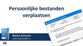 MAPPEN MET PERSOONLIJKE BESTANDEN VERPLAATSEN SchoonePC instructievideo 06 [upl. by Myer]