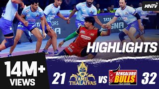 Pro Kabaddi 2019 Highlights Tamil Thalaivas vs Bengaluru Bulls  Pawan Sehrawat Magic [upl. by Nosnirb]