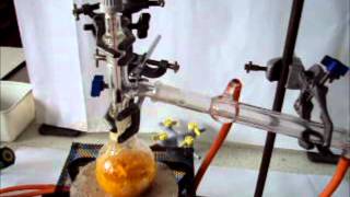 Isolation of limonene by steam distillation [upl. by Eeldivad]