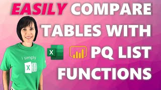 Easily Compare Multiple Tables in Power Query [upl. by Keily]