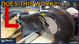 Does this Work Miter Saw Dust Collection Gamechanger  EP45 [upl. by Colvin]