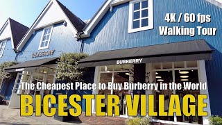 4K Walking Tour of Bicester Village near Oxford and London [upl. by Georgeanne]