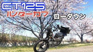 【CT125ハンターカブ】足つきが変わるローダウンカスタム [upl. by Iadam]