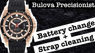 How to change the battery on a Bulova watch [upl. by Accisej]