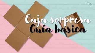 DIY ♡ Caja sorpresa  caja explosiva guía básica  Erandy Paz [upl. by Honebein]