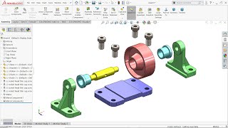 Exploded View in Solidworks [upl. by Tsirc833]