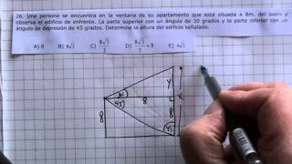 Ángulos de Elevación y de Depresión 04 [upl. by Adnohsat]