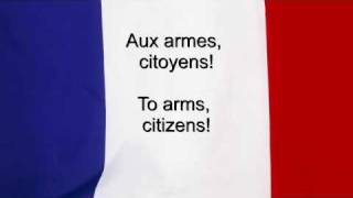 quotLa Marseillaisequot  France National anthem French amp English lyrics [upl. by Fitzsimmons968]