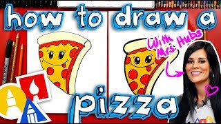 How To Draw A Funny Pizza  Artist Spotlight [upl. by Assenej]