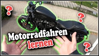 Motorradfahren lernen  Anfahren Kuppeln Schalten  A1 A2 A Ausführlich [upl. by Bronder151]