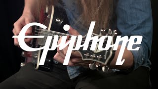 Epiphone Les Paul Prophecy Red Tiger Aged Gloss  Gear4music demo [upl. by Adehsar]