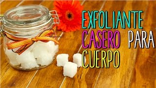 Exfoliante Casero para Cuerpo y Manos  En Cubitos  Exfoliante Natural [upl. by Ardnuahc837]