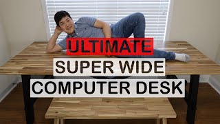 The Ultra Wide Computer Desk from IKEA  Skogsta Review [upl. by Gates]