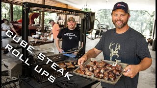 EASY CUBE STEAK ROLL UPS VENISON Grilling Tips [upl. by Claudy]