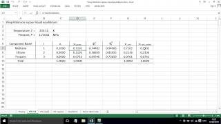 Equations of State part 10 PengRobinson vapourliquid equilibrium [upl. by Goetz464]