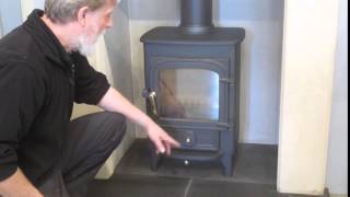 Operating the air controls  Clearview stove [upl. by Lorrimor37]