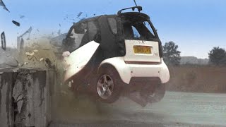 Smart Car Crash Test TBT Fifth Gear [upl. by Aihsikal]