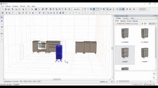 Proiectare 3D mobilier de bucatarie in PRO100 [upl. by Antipas]