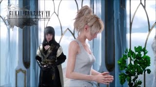 Gentiana And Lady Lunafreya Cut Scene Girl With The Power Final Fantasy XV [upl. by Mcculloch]