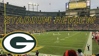 Lambeau Field STADIUM REVIEW [upl. by Ahaelam]