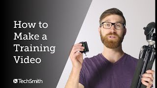 How to Make a Training Video [upl. by Ardiedak880]