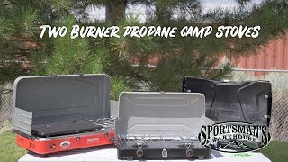 Review Two Burner Propane Camp Stoves [upl. by Birdt]