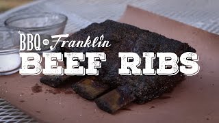 BBQ with Franklin Beef Ribs [upl. by Ailiec]