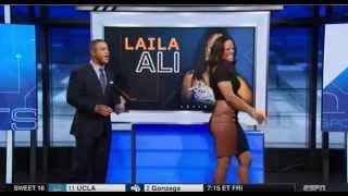 Laila Ali on fighting Ronda Rousey and predicts Mayweather vs Pacquiao [upl. by Veats]