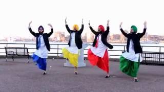 Sardaar Ji  Maritime Bhangra Group  Bhangra at DartmouthHalifax Water Front [upl. by Sonitnatsnoc808]