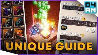 THE ULTIMATE UNIQUE FARMING GUIDE  Everything You Need To Know in Minecraft Dungeons [upl. by Stefa]