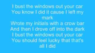 Jazmine Sullivan  Ill Bust Your Windows Out Your Car Lyrics [upl. by Henning]