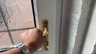 UPVC door stuck deadlock [upl. by Garret222]