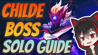 Childe Solo Boss Guide  Genshin Impact [upl. by Behnken]