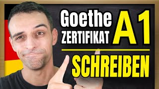 Goethe Zertifikat A1 SCHREIBEN  How to pass the written part  German A1 Goethe Exam [upl. by Ettesus]