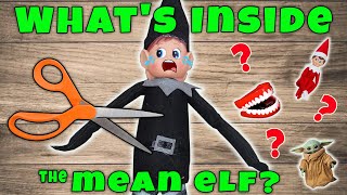 Whats Inside The Mean Elf On The Shelf Cutting Open Evl [upl. by Wehttam]