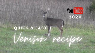 Awesome venison cube steak recipe  quotDeer Roll Upsquot [upl. by Mullac941]