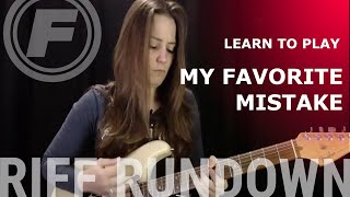 Learn to play quotMy Favorite Mistakequot by Sheryl Crow [upl. by Wiltshire]