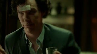 Sherlock BBC  STAG NIGHT scene  Johnlock [upl. by Job]