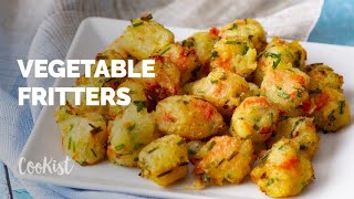 Vegetable fritters you will not be able to stop at one [upl. by Zeena600]