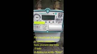 Lettura contatore gas Water Tech [upl. by Gardel112]