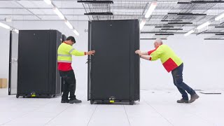 Timelapse Constructing Australias fastest supercomputer [upl. by Kone]