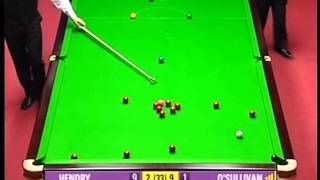 2004 World Snooker Championship SF Ronnie OSullivan vs Stephen Hendry Session 2 BBC [upl. by Kletter191]